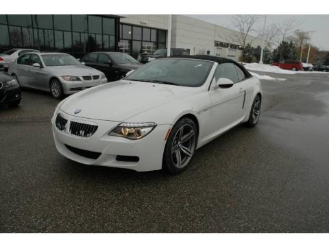 Bmw M6 Coupe White. 2009 Alpine White BMW M6