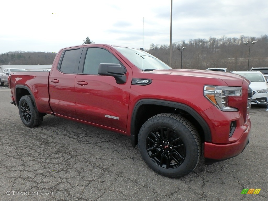 Red Quartz Tintcoat 2019 GMC Sierra 1500 Elevation Double Cab 4WD Exterior Photo #132282913