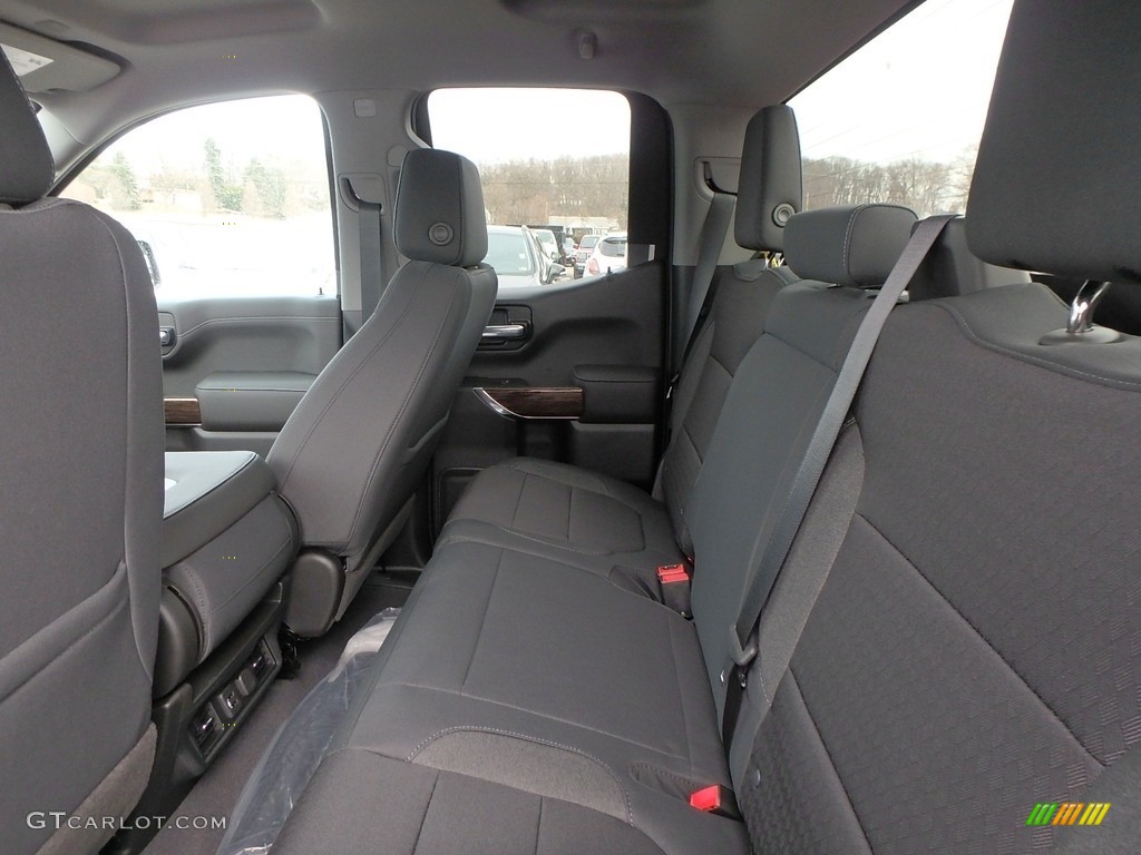 Jet Black Interior 2019 GMC Sierra 1500 Elevation Double Cab 4WD Photo #132282985