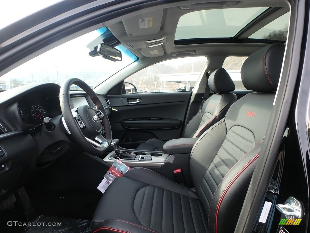 Black Interior 2019 Kia Optima SX Photo #132283150