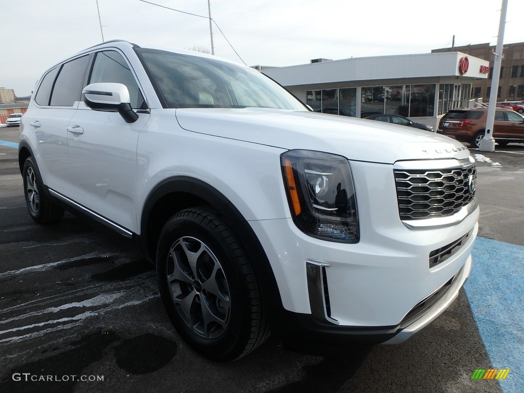 2020 Telluride EX AWD - Snow White Pearl / Gray photo #9