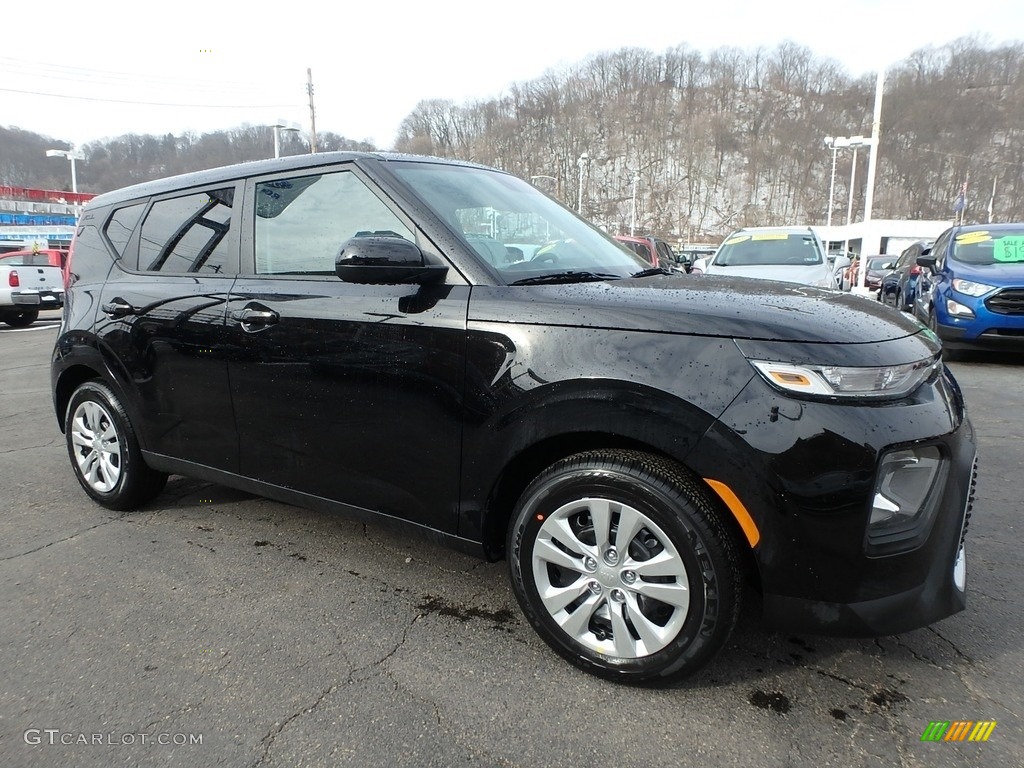 Cherry Black 2020 Kia Soul LX Exterior Photo #132283474