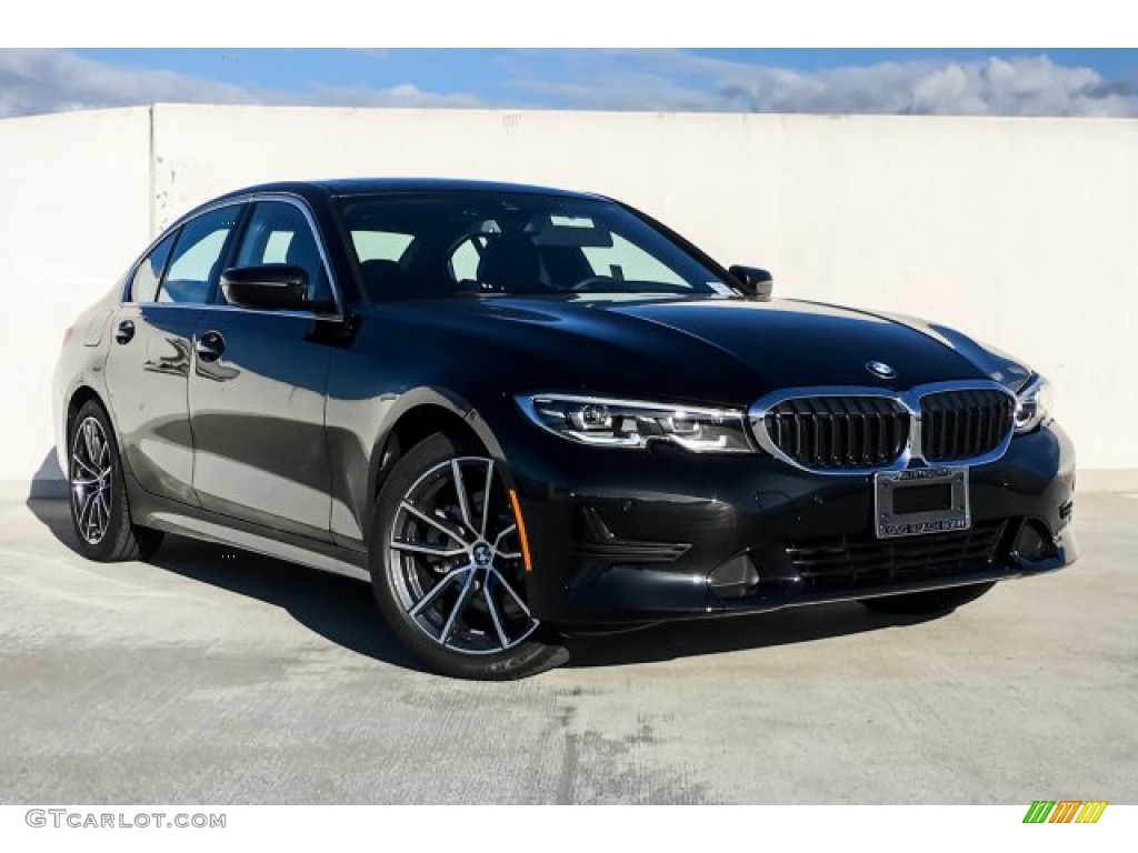 Black Sapphire Metallic 2019 BMW 3 Series 330i Sedan Exterior Photo #132284244