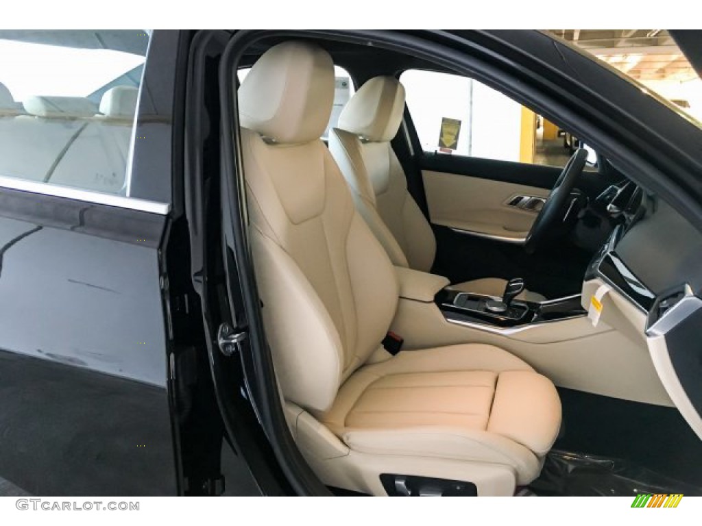 2019 3 Series 330i Sedan - Jet Black / Canberra Beige photo #5