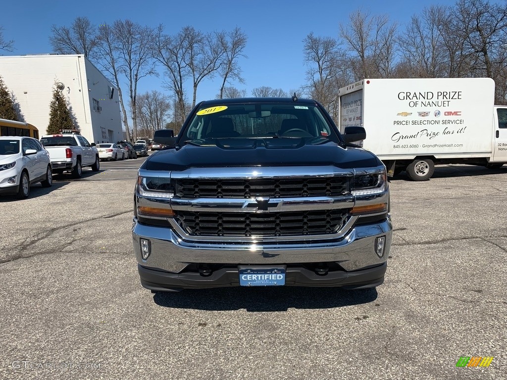 2017 Silverado 1500 LT Crew Cab 4x4 - Black / Jet Black photo #7