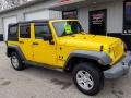 2009 Detonator Yellow Jeep Wrangler Unlimited X 4x4  photo #18