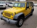 2009 Detonator Yellow Jeep Wrangler Unlimited X 4x4  photo #19