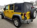 2009 Detonator Yellow Jeep Wrangler Unlimited X 4x4  photo #20