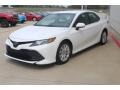 2018 Super White Toyota Camry LE  photo #4