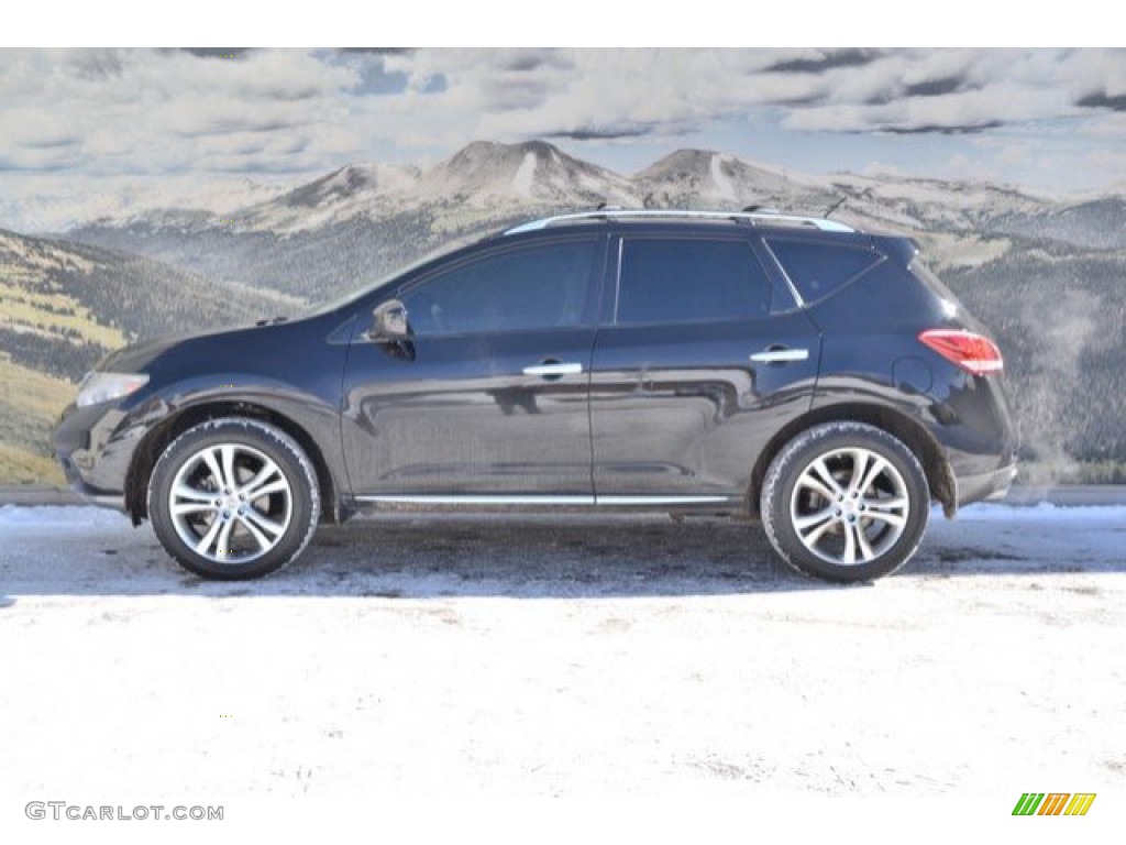 2011 Murano LE AWD - Super Black / Beige photo #6