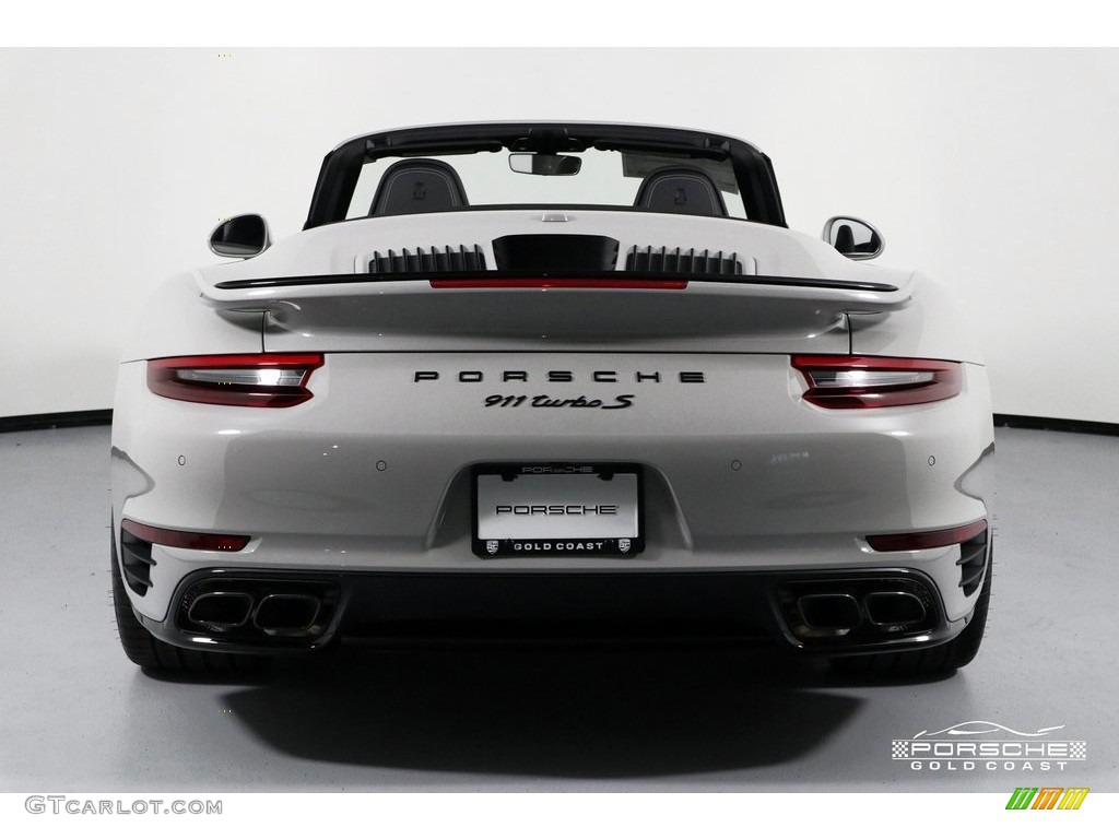 2019 911 Turbo S Cabriolet - Chalk / Black photo #5
