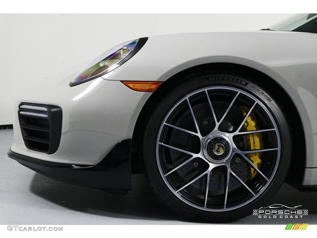 2019 911 Turbo S Cabriolet - Chalk / Black photo #8