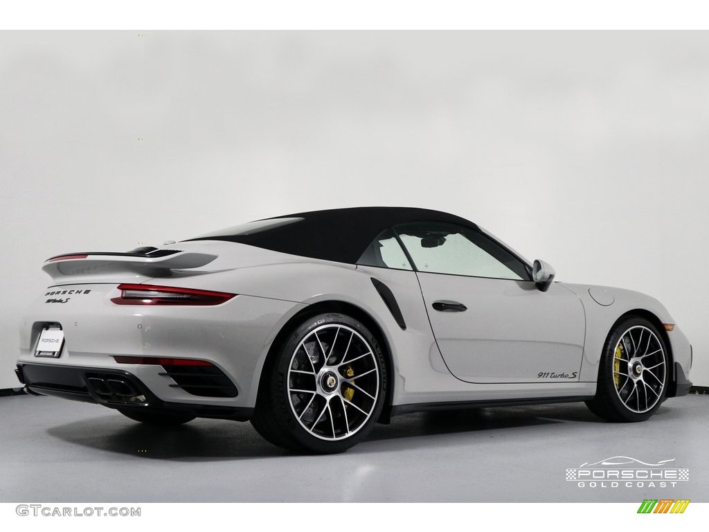 2019 911 Turbo S Cabriolet - Chalk / Black photo #25