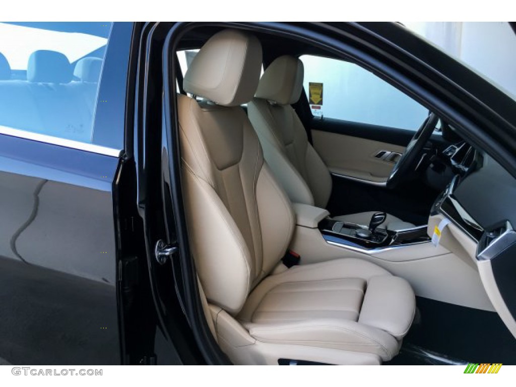 2019 3 Series 330i Sedan - Jet Black / Canberra Beige photo #5