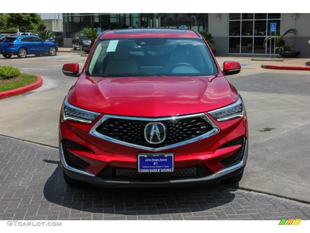 2019 RDX FWD - Performance Red Pearl / Parchment photo #2