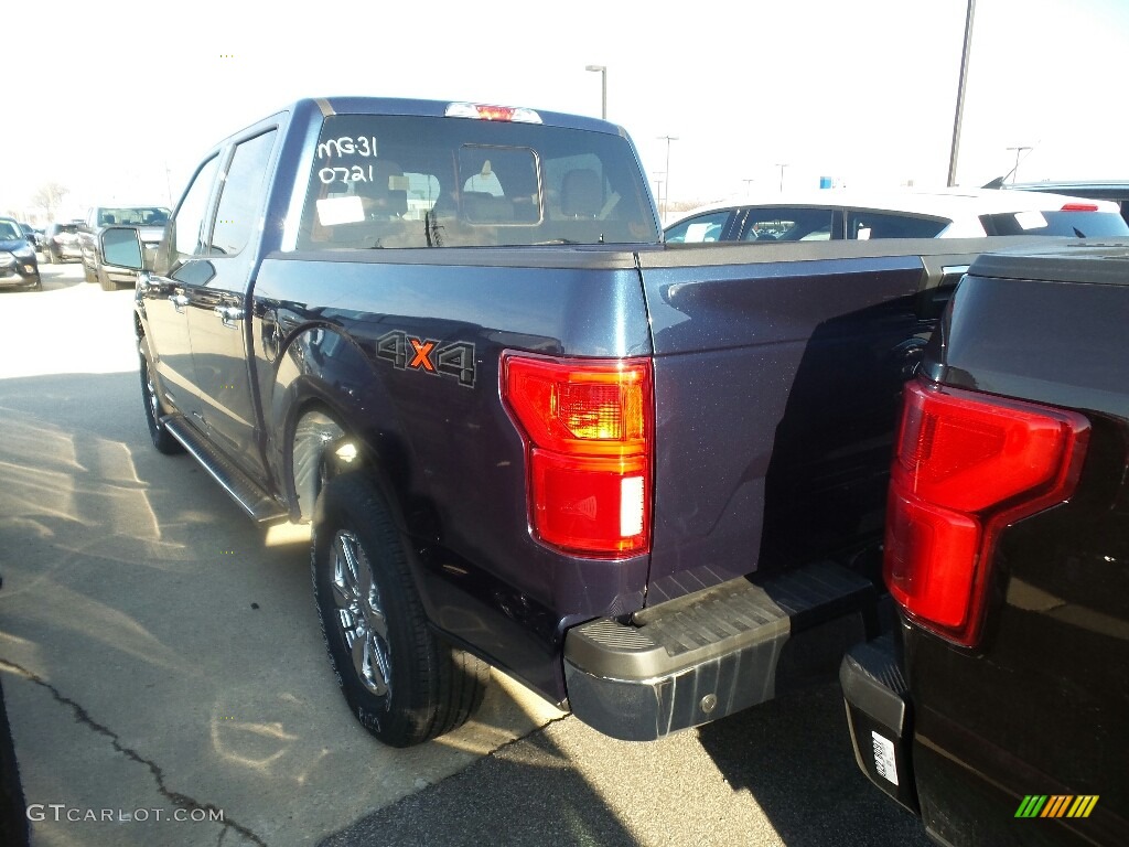 2019 F150 XLT SuperCrew 4x4 - Blue Jeans / Earth Gray photo #3