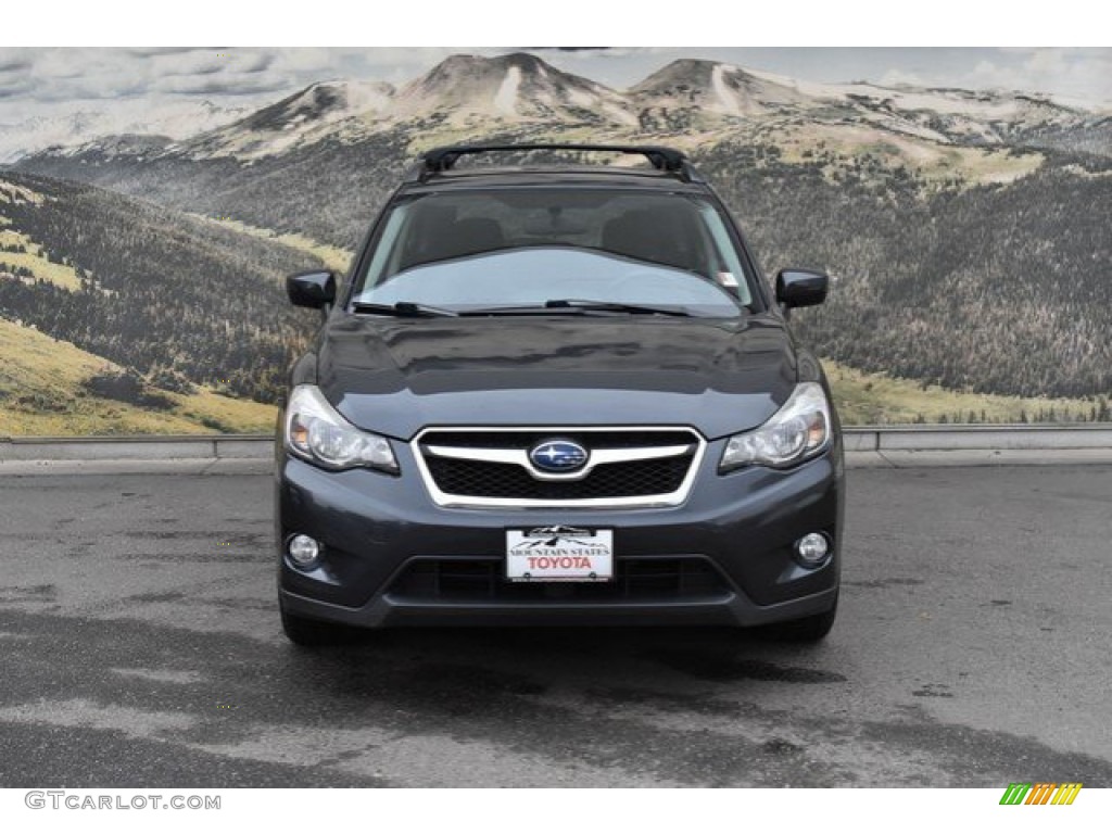2015 XV Crosstrek 2.0i Premium - Dark Gray Metallic / Black photo #4
