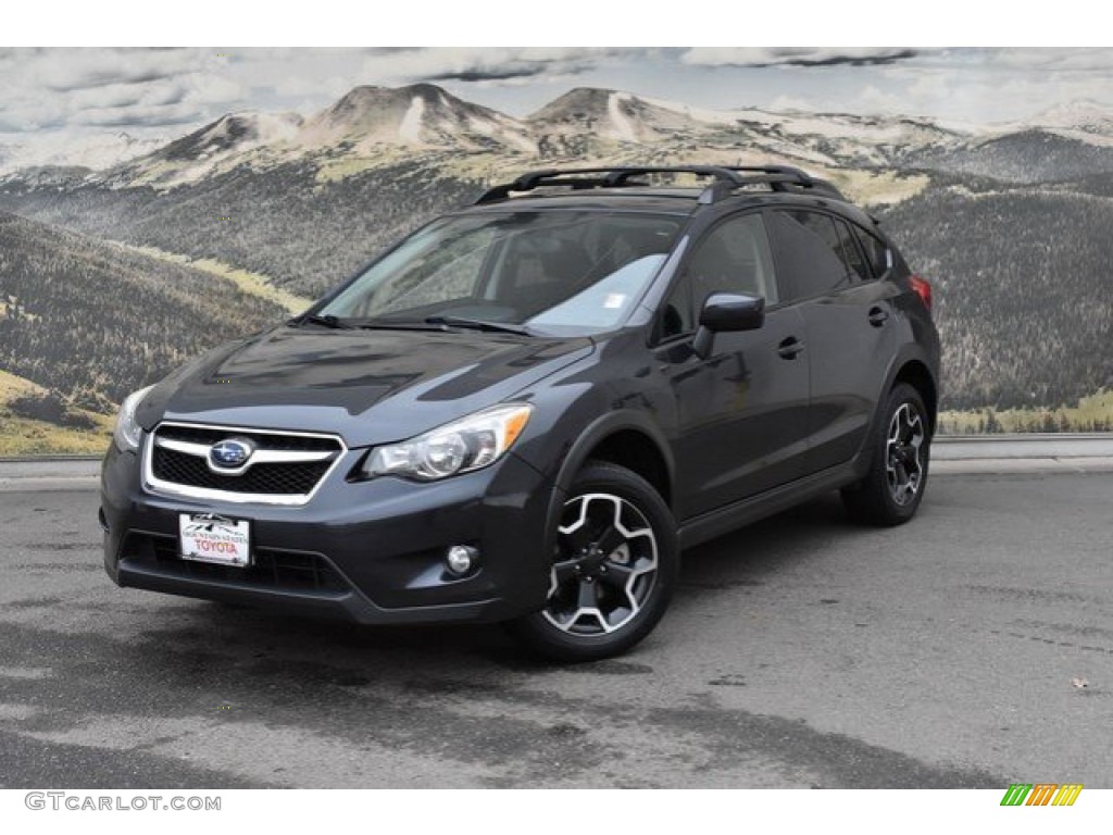 2015 XV Crosstrek 2.0i Premium - Dark Gray Metallic / Black photo #5