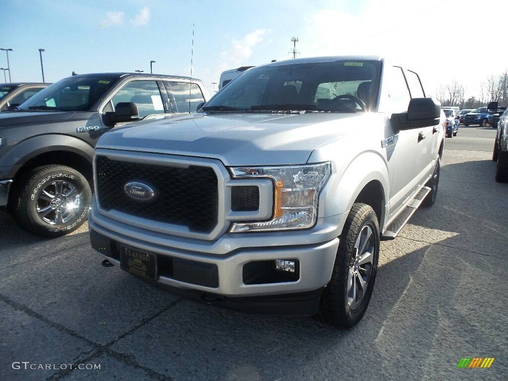 2019 F150 STX SuperCrew 4x4 - Ingot Silver / Black photo #1