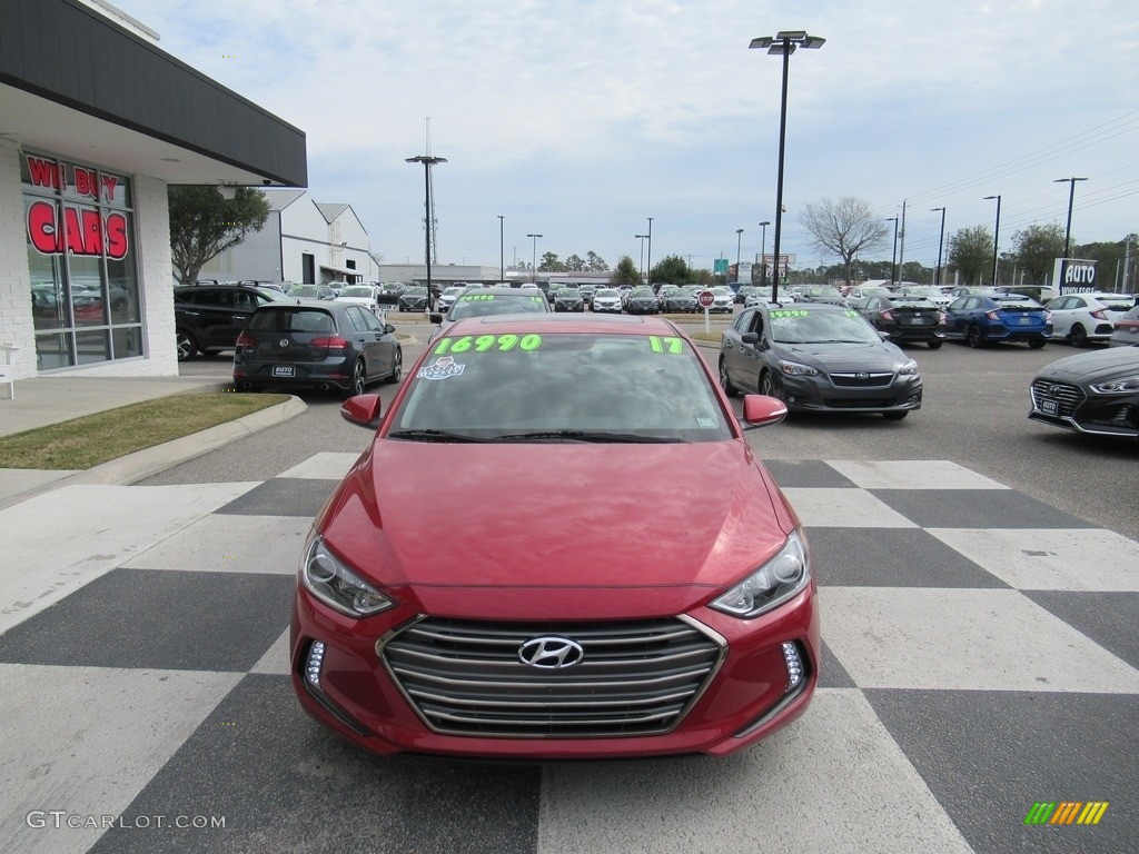 2017 Elantra Limited - Red / Black photo #2