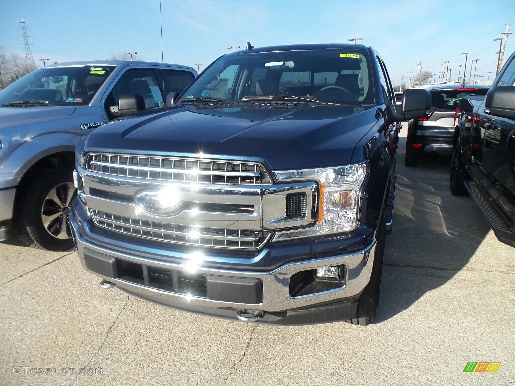 2019 F150 STX SuperCrew 4x4 - Blue Jeans / Earth Gray photo #1