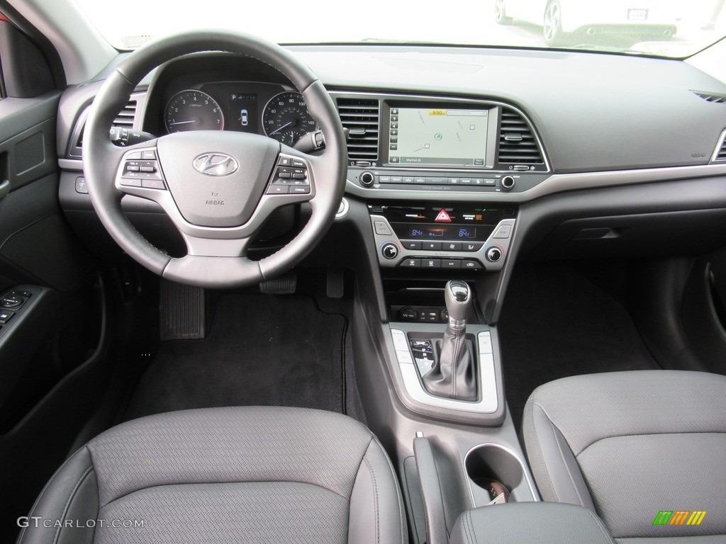 2017 Elantra Limited - Red / Black photo #14