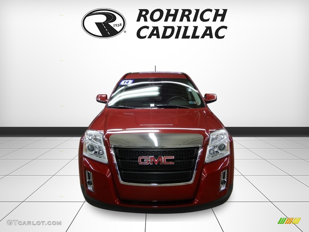 2014 Terrain SLE AWD - Crystal Red Tintcoat / Jet Black photo #8