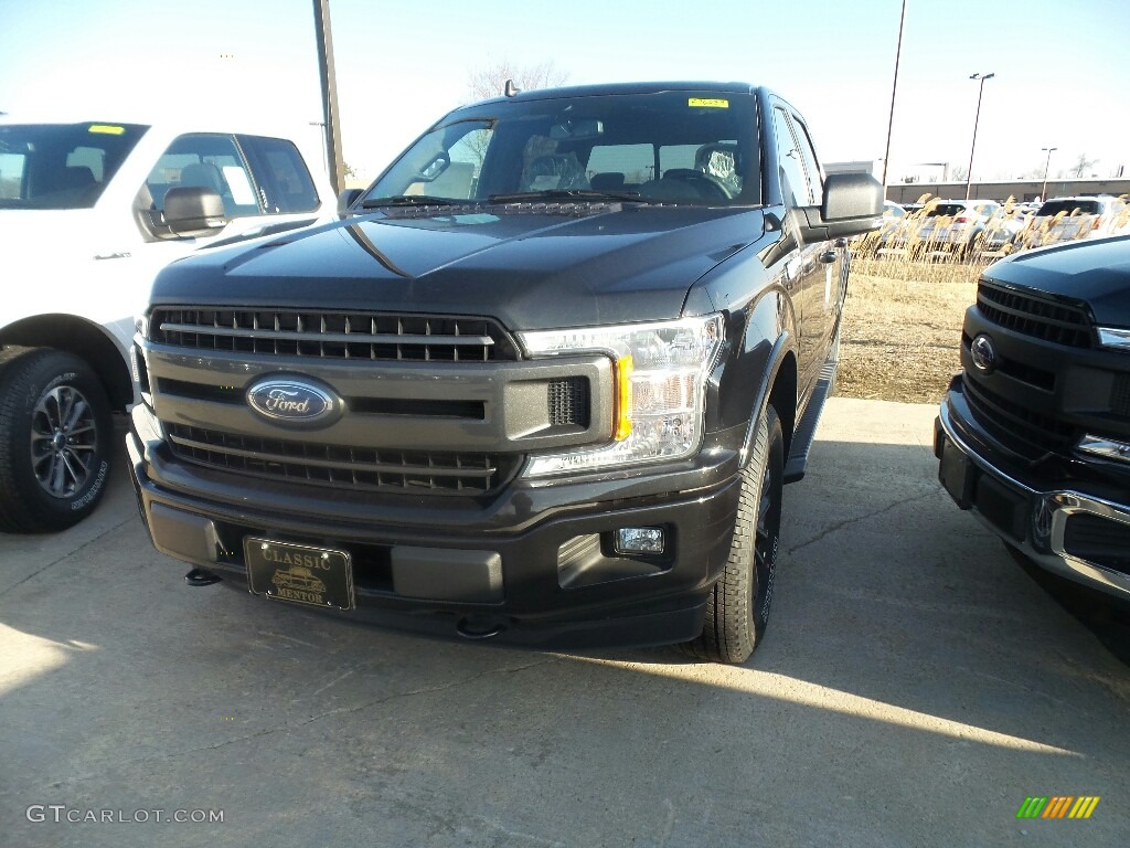 2019 F150 XL SuperCrew 4x4 - Agate Black / Black photo #1