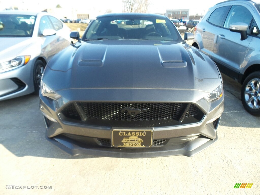 2019 Mustang GT Fastback - Magnetic / Ebony photo #2