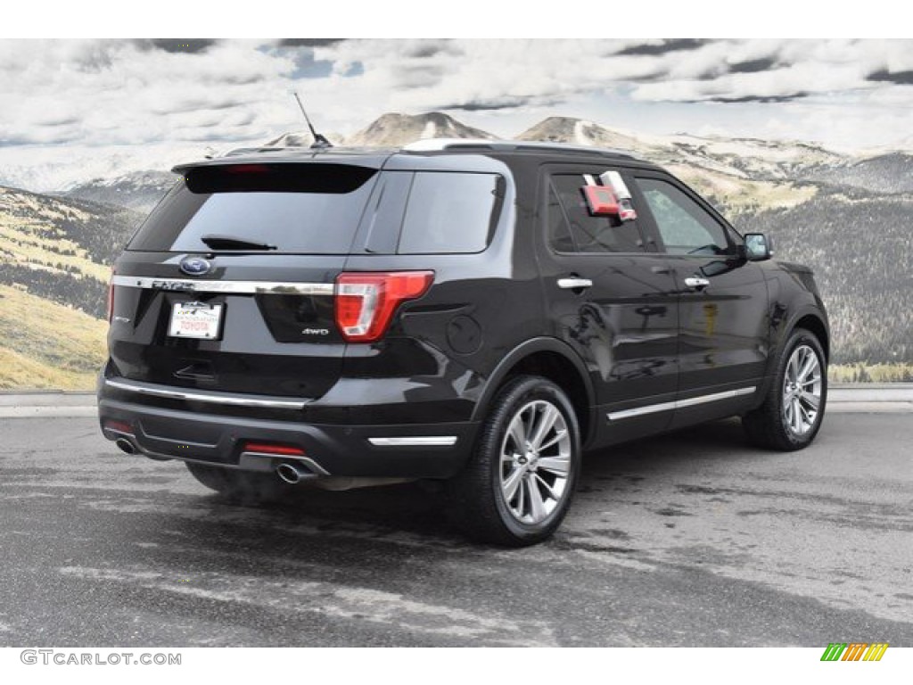 2018 Explorer Limited 4WD - Shadow Black / Ebony Black photo #3
