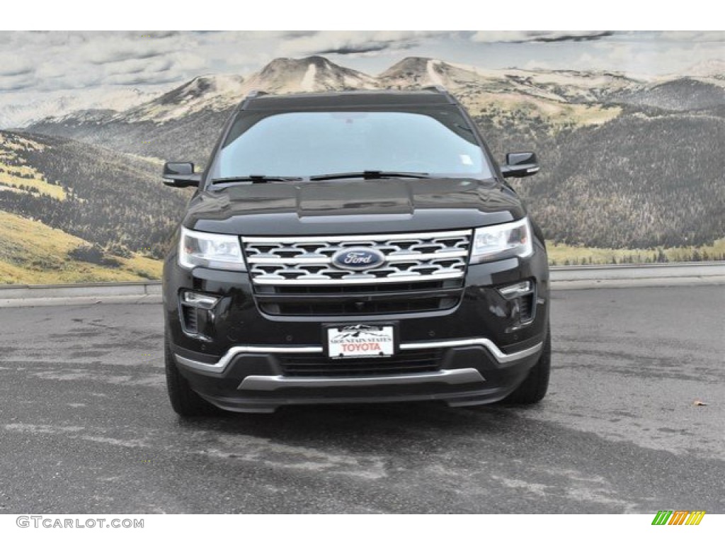 2018 Explorer Limited 4WD - Shadow Black / Ebony Black photo #4