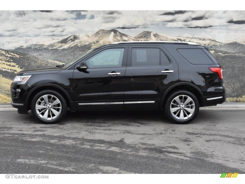 2018 Explorer Limited 4WD - Shadow Black / Ebony Black photo #6