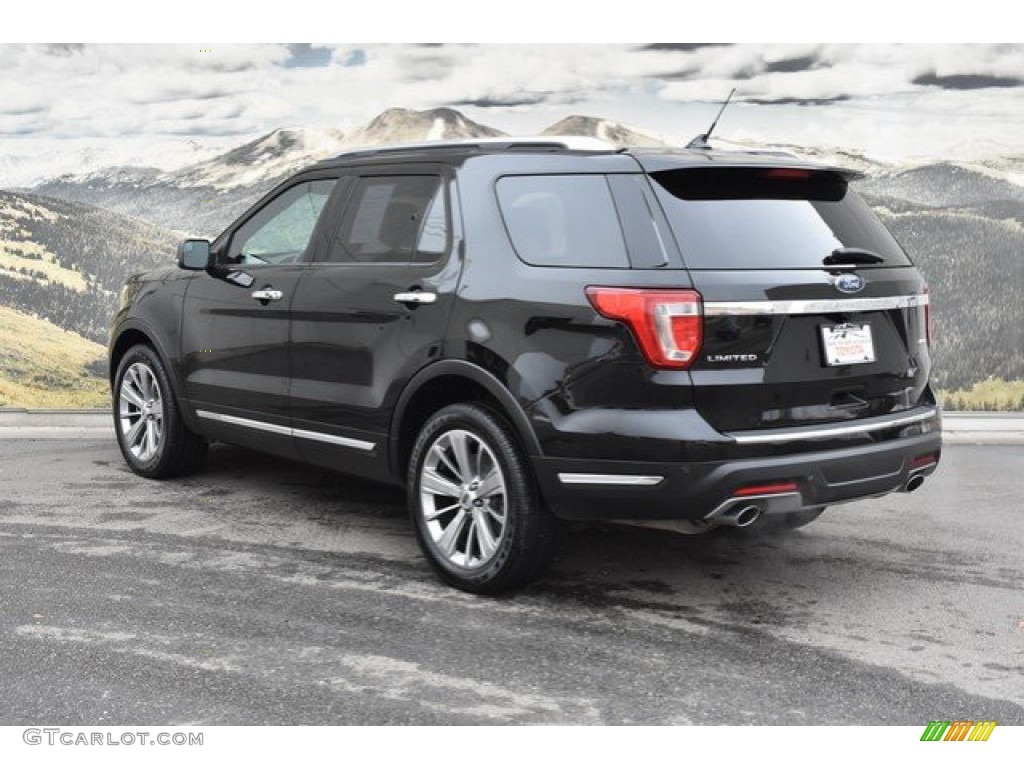 2018 Explorer Limited 4WD - Shadow Black / Ebony Black photo #7
