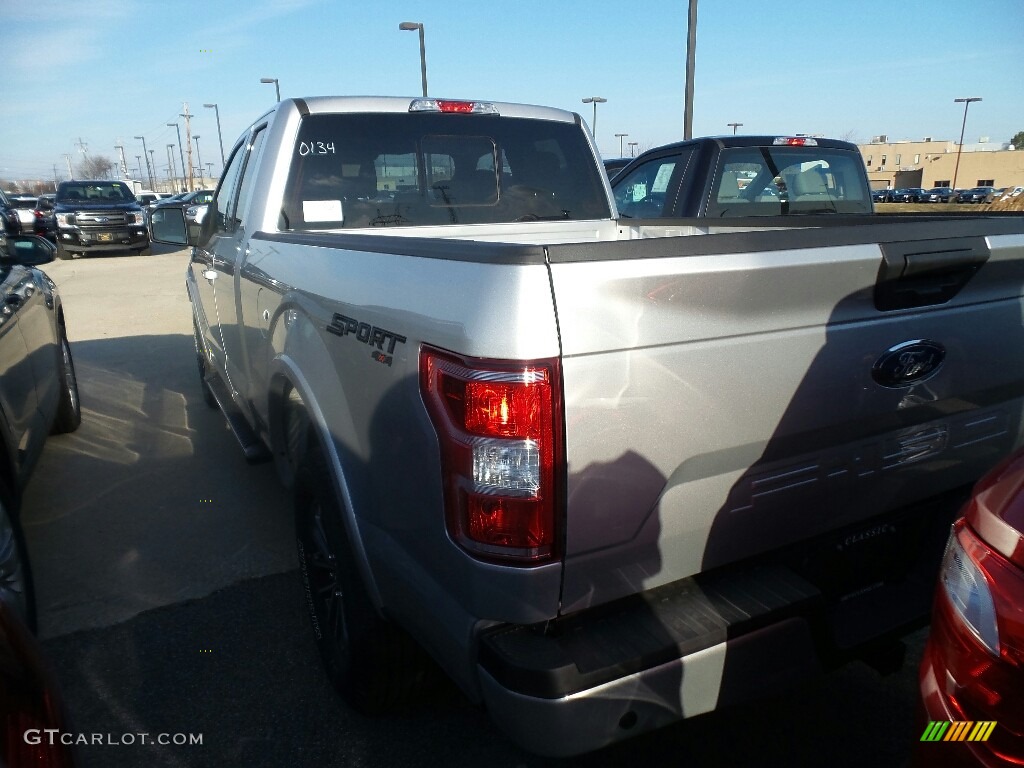 2019 F150 XL SuperCab 4x4 - Ingot Silver / Black photo #3