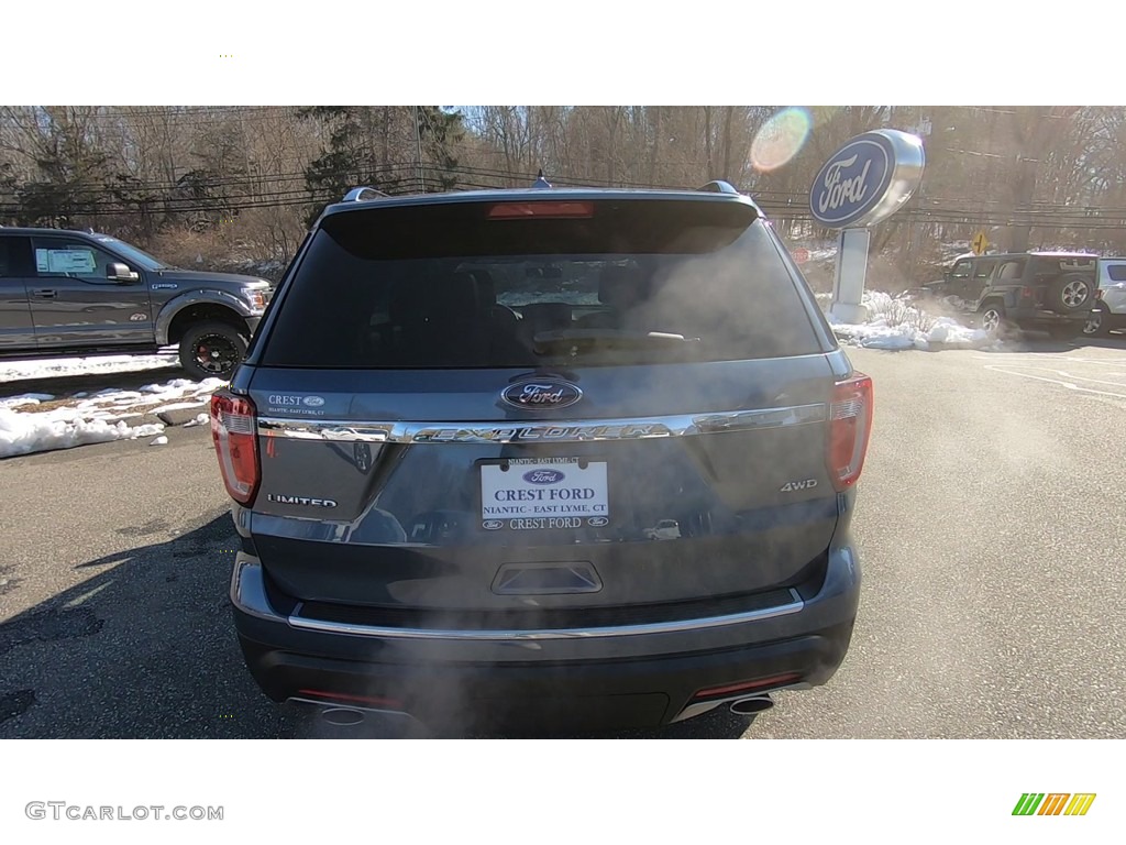 2019 Explorer Limited 4WD - Blue Metallic / Medium Black photo #6