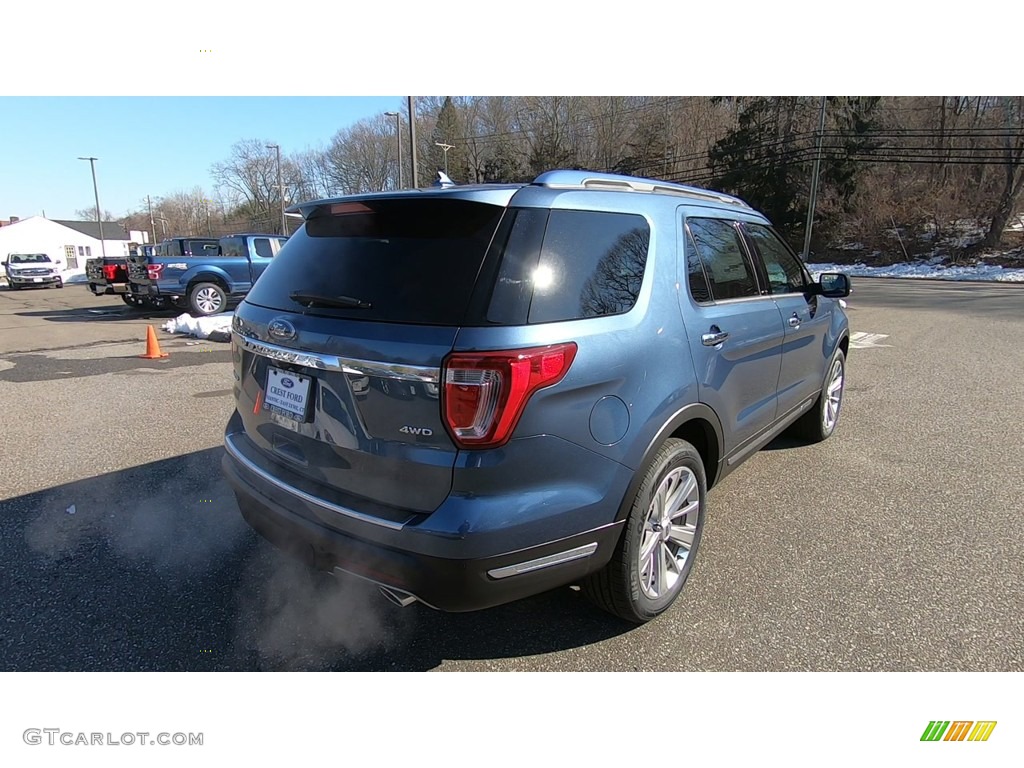 2019 Explorer Limited 4WD - Blue Metallic / Medium Black photo #7