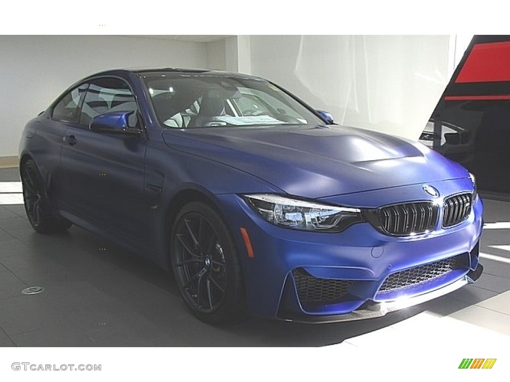 Frozen Dark Blue II 2019 BMW M4 Coupe Exterior Photo #132300924