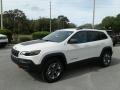 Pearl White 2019 Jeep Cherokee Trailhawk Elite 4x4