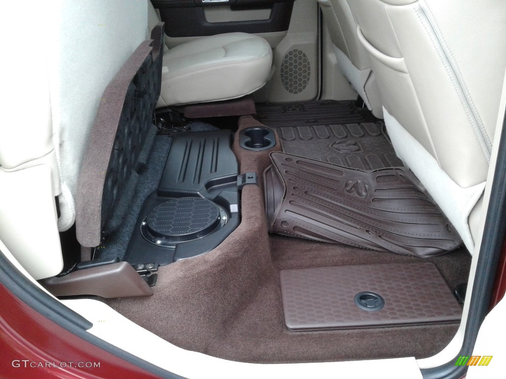 2013 1500 Laramie Crew Cab 4x4 - Deep Cherry Red Pearl / Canyon Brown/Light Frost Beige photo #15