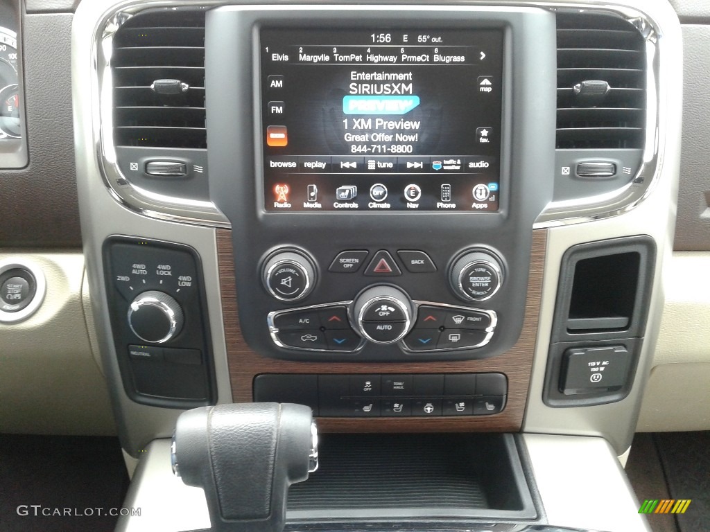 2013 1500 Laramie Crew Cab 4x4 - Deep Cherry Red Pearl / Canyon Brown/Light Frost Beige photo #22