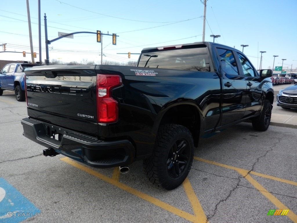 2019 Silverado 1500 Custom Z71 Trail Boss Crew Cab 4WD - Black / Jet Black photo #4