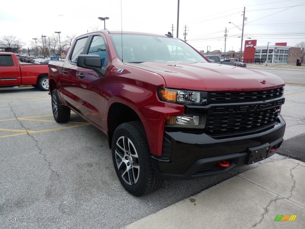 2019 Silverado 1500 Custom Z71 Trail Boss Crew Cab 4WD - Cajun Red Tintcoat / Jet Black photo #3