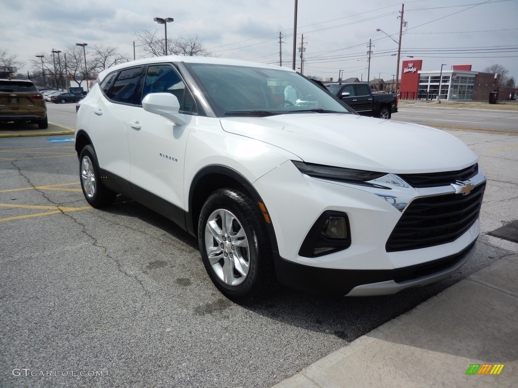 Summit White 2019 Chevrolet Blazer 2.5L Cloth Exterior Photo #132308727