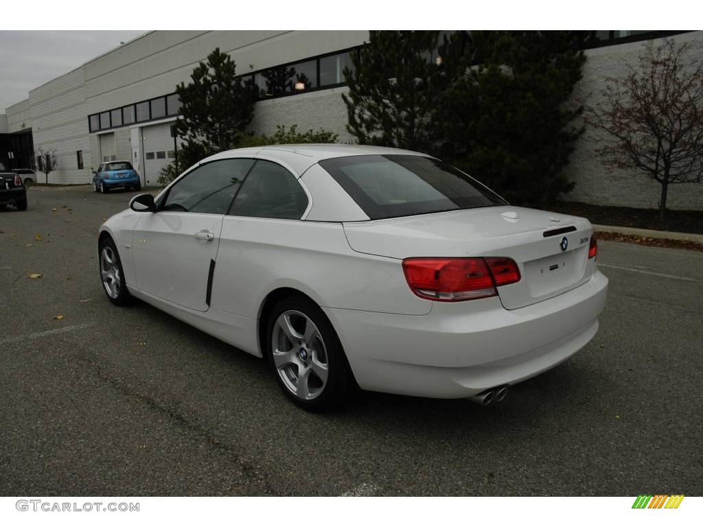 2009 3 Series 328i Convertible - Alpine White / Saddle Brown Dakota Leather photo #3