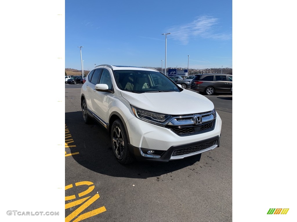 2019 CR-V Touring AWD - Platinum White Pearl / Ivory photo #4