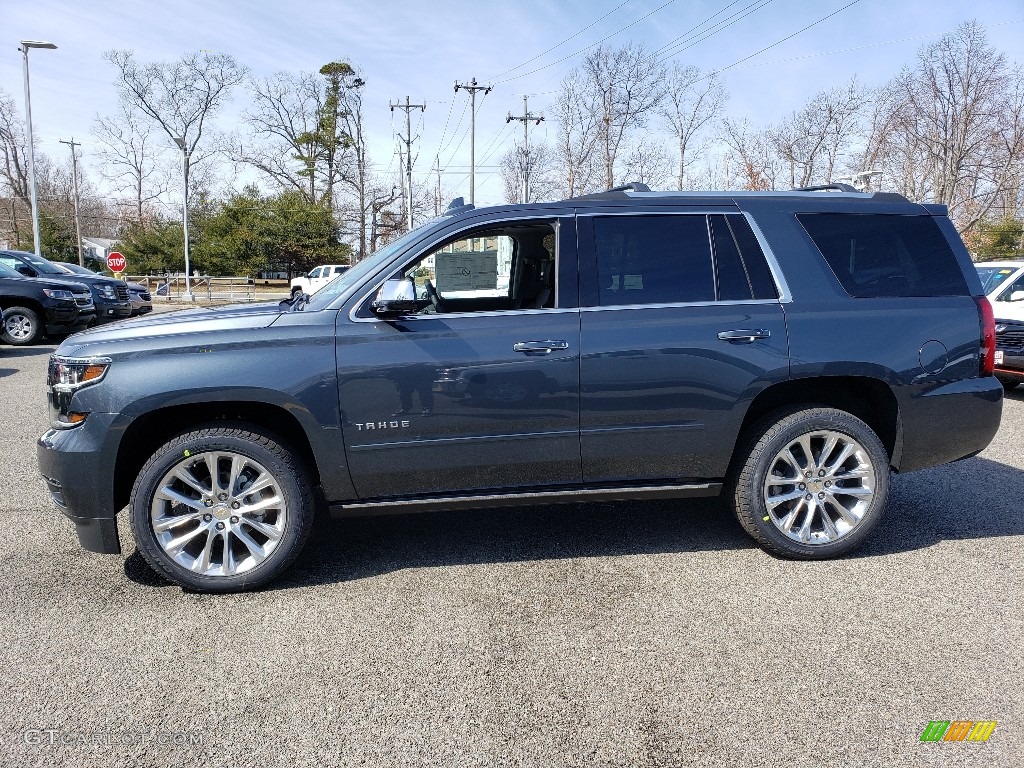 2019 Tahoe Premier 4WD - Shadow Gray Metallic / Jet Black/Mahogany photo #3