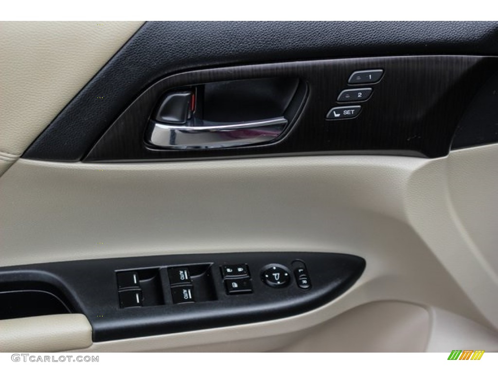2014 Accord EX-L V6 Sedan - Basque Red Pearl II / Ivory photo #15