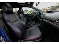 Carbon Black Front Seat Photo for 2018 Subaru WRX #132317747