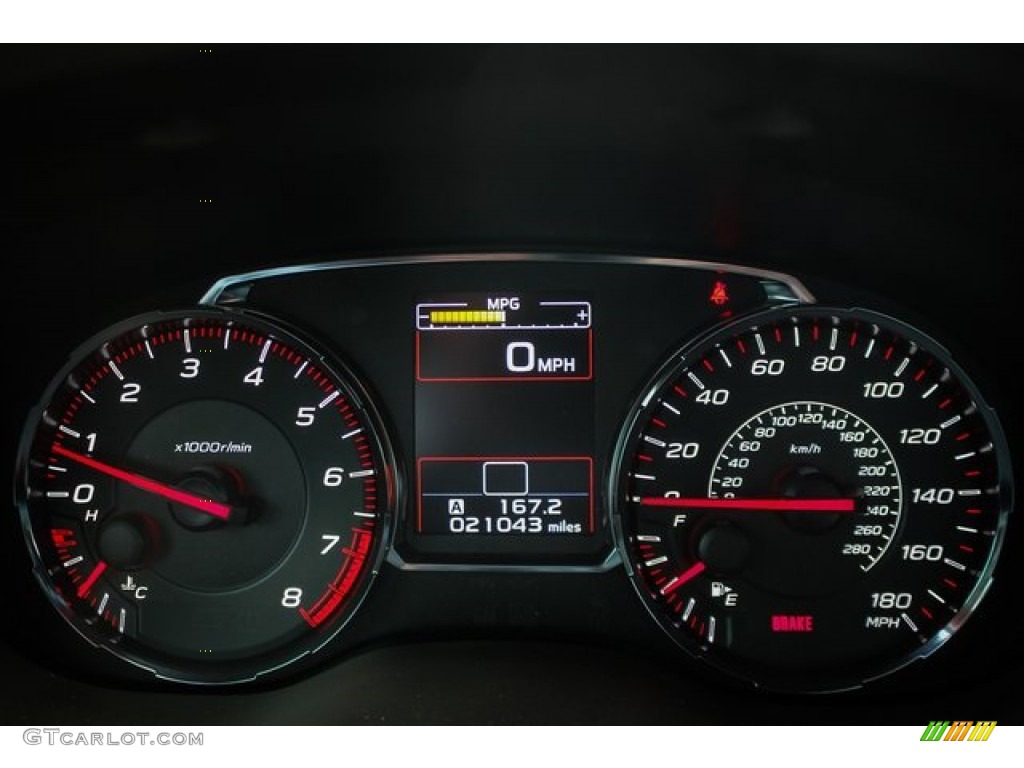 2018 Subaru WRX Limited Gauges Photo #132317829