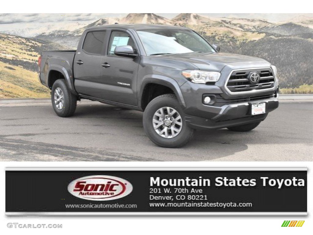 2019 Tacoma SR5 Double Cab 4x4 - Magnetic Gray Metallic / Cement Gray photo #1